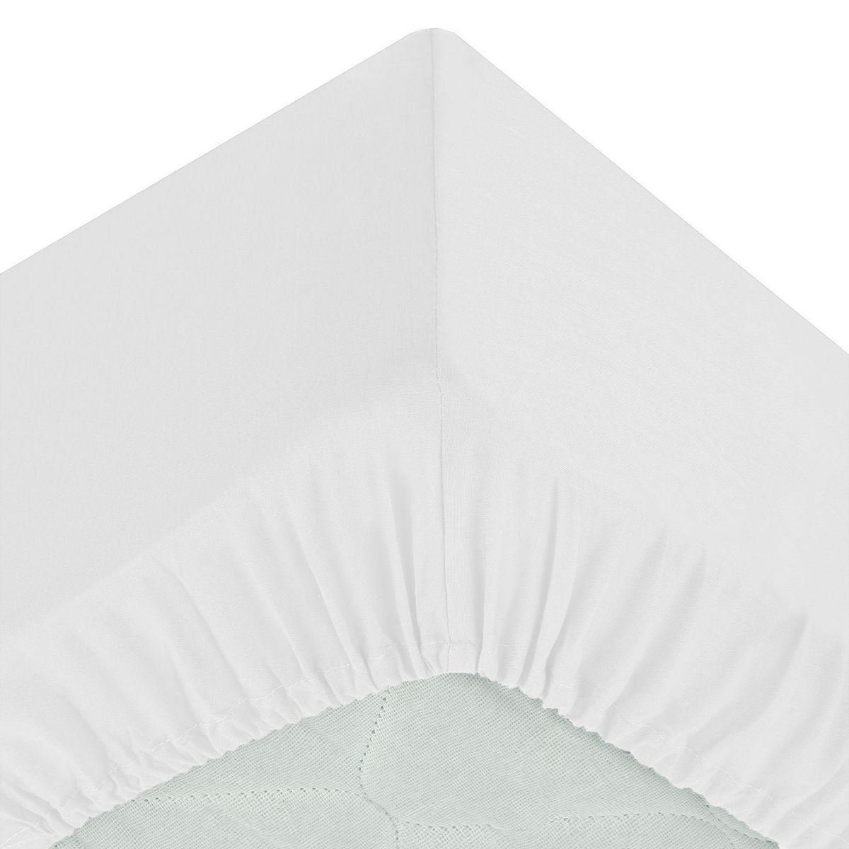 ATMOSPHERA Drap Housse bonnet 30 cm 100% Coton Esther