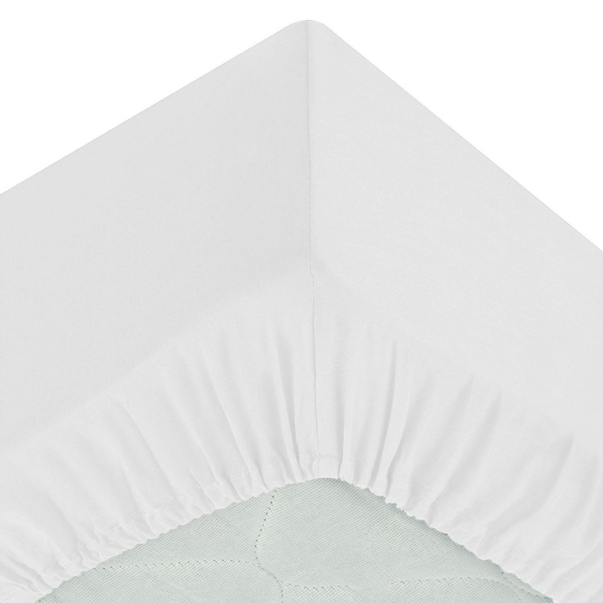 ATMOSPHERA Drap Housse bonnet 30 cm 100% Coton Esther