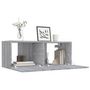 Voir la diapositive 4 : VIDAXL Meuble TV sonoma gris 80x30x30 cm bois d'ingenierie