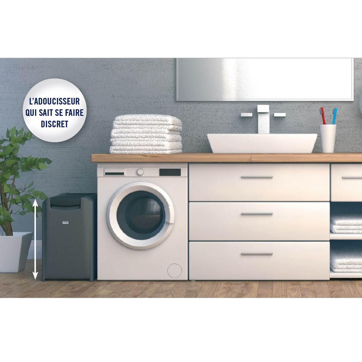 CPED Adoucisseur d'eau ultra compact