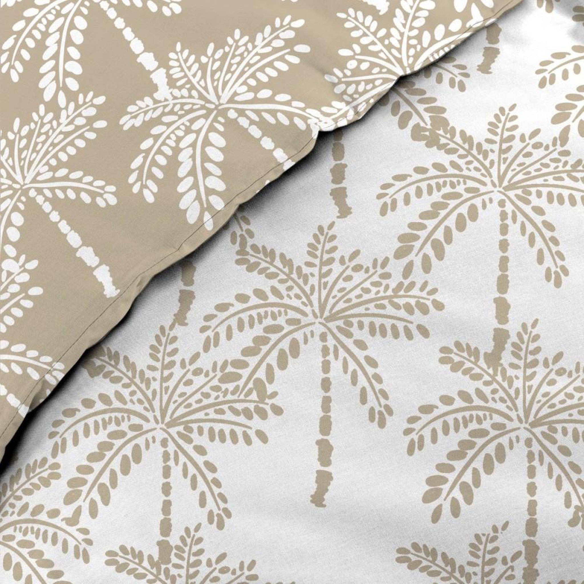 Voir la diapositive 2 : Douceur d'Intérieur Housse de couette 260x240 + 2 taies OLIANA 100% coton 57 fils