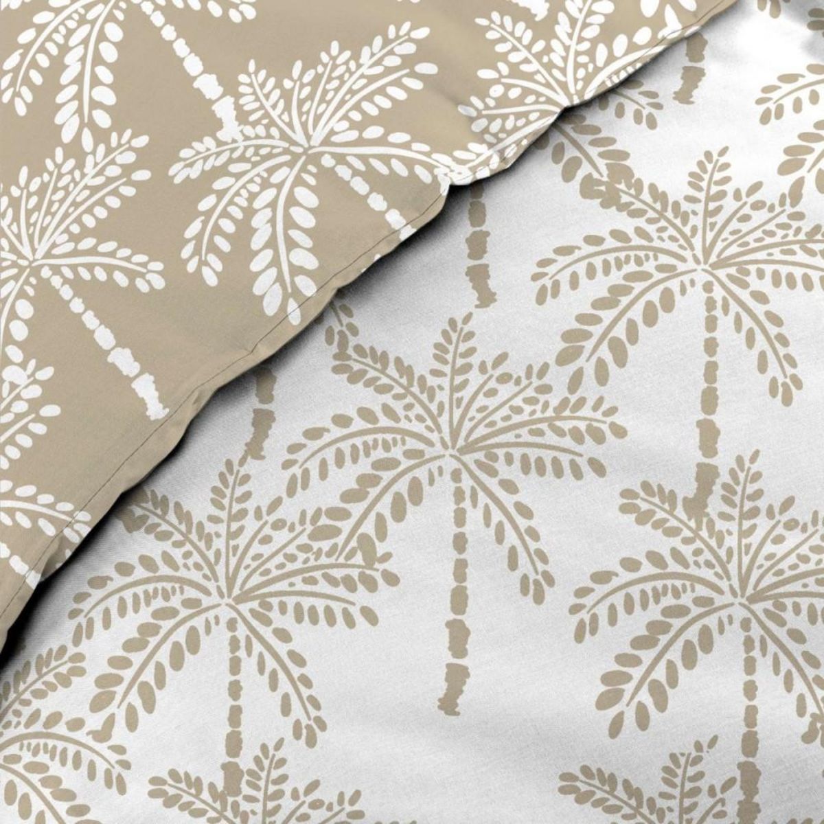 Douceur d'Intérieur Housse de couette 260x240 + 2 taies OLIANA 100% coton 57 fils