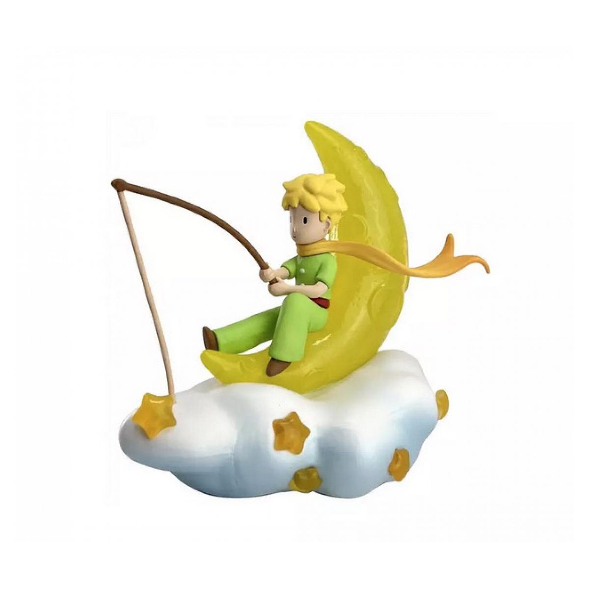 Voir la diapositive 2 : Plastoy Le Petit Prince peche dans les nuages