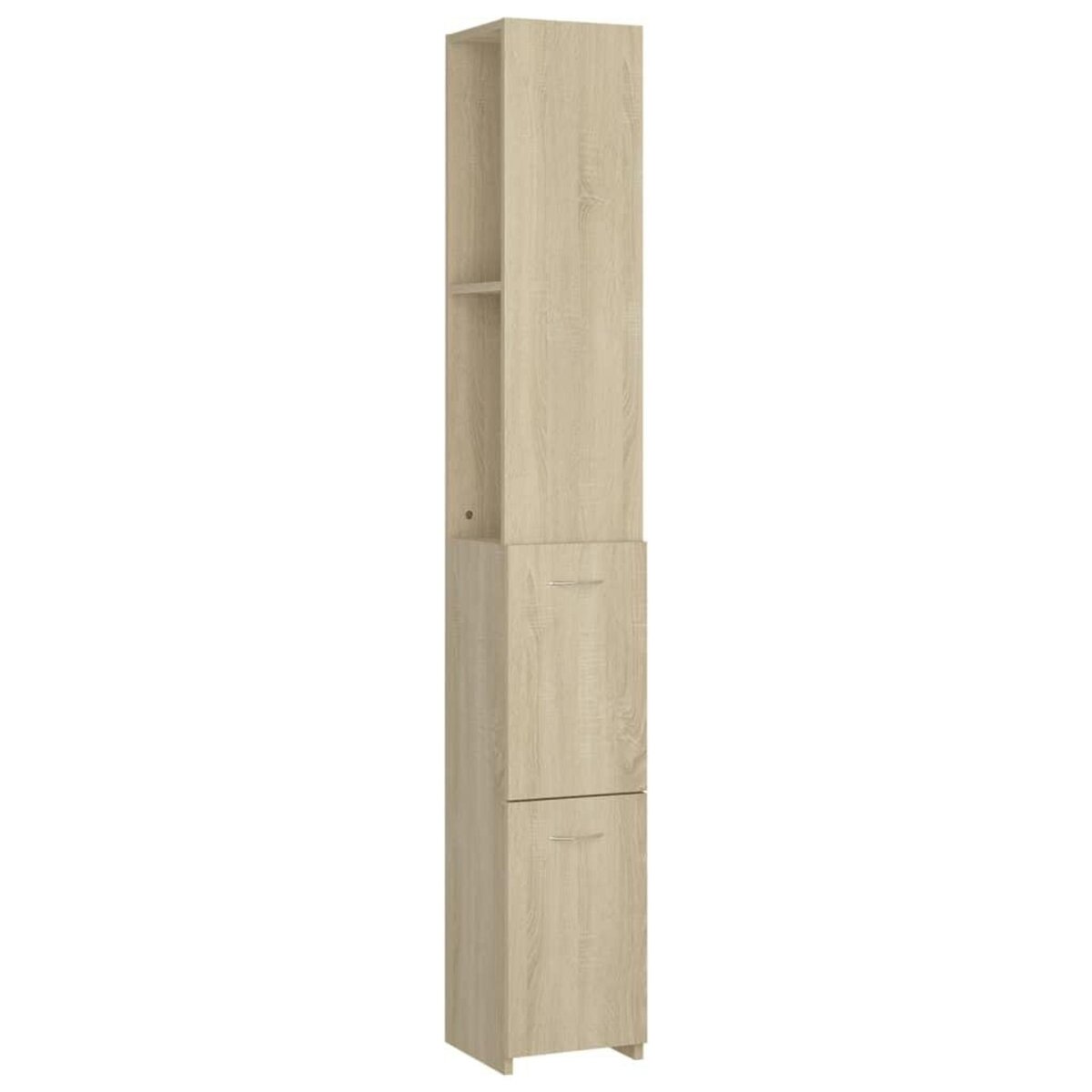 VIDAXL Armoire salle de bain chene sonoma 25x26,5x170 cm