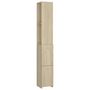Voir la diapositive 2 : VIDAXL Armoire salle de bain chene sonoma 25x26,5x170 cm
