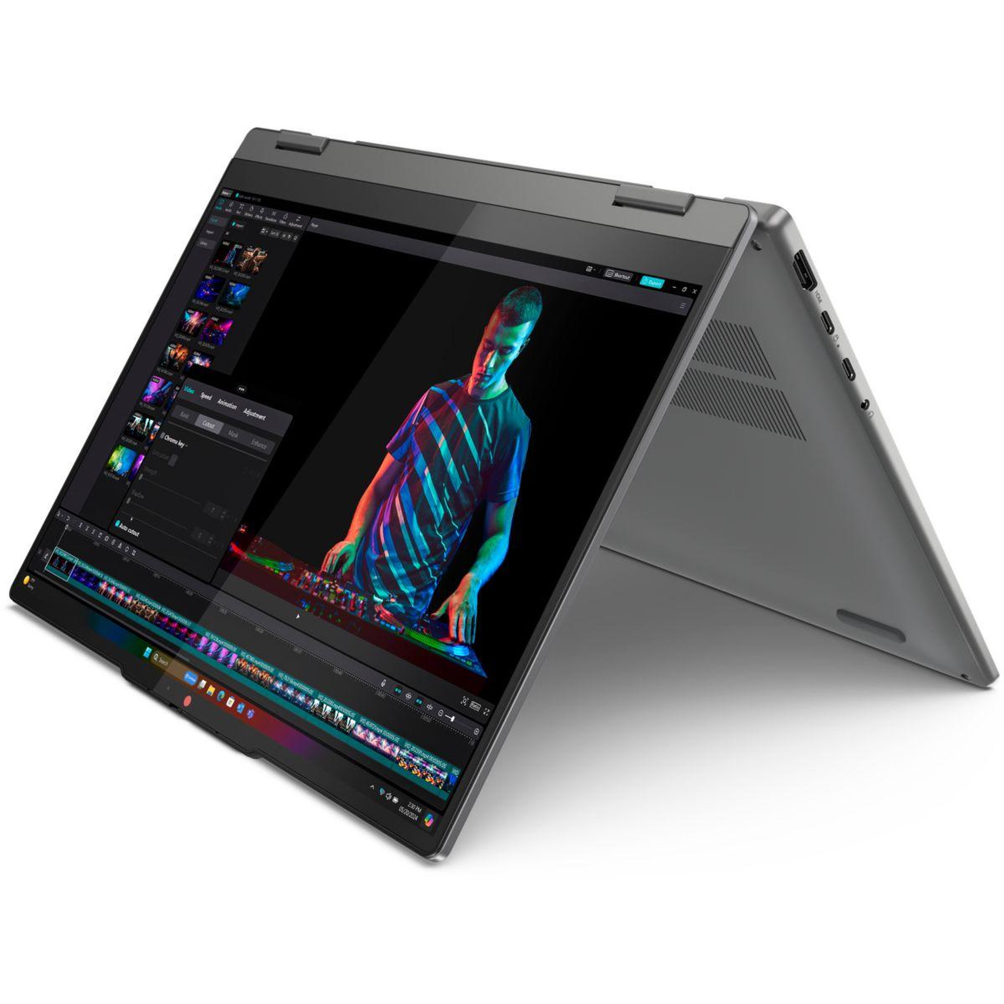 Voir la diapositive 4 : Lenovo PC Hybride IdeaPad 5x 14Q8X9 AI Copilot+PC