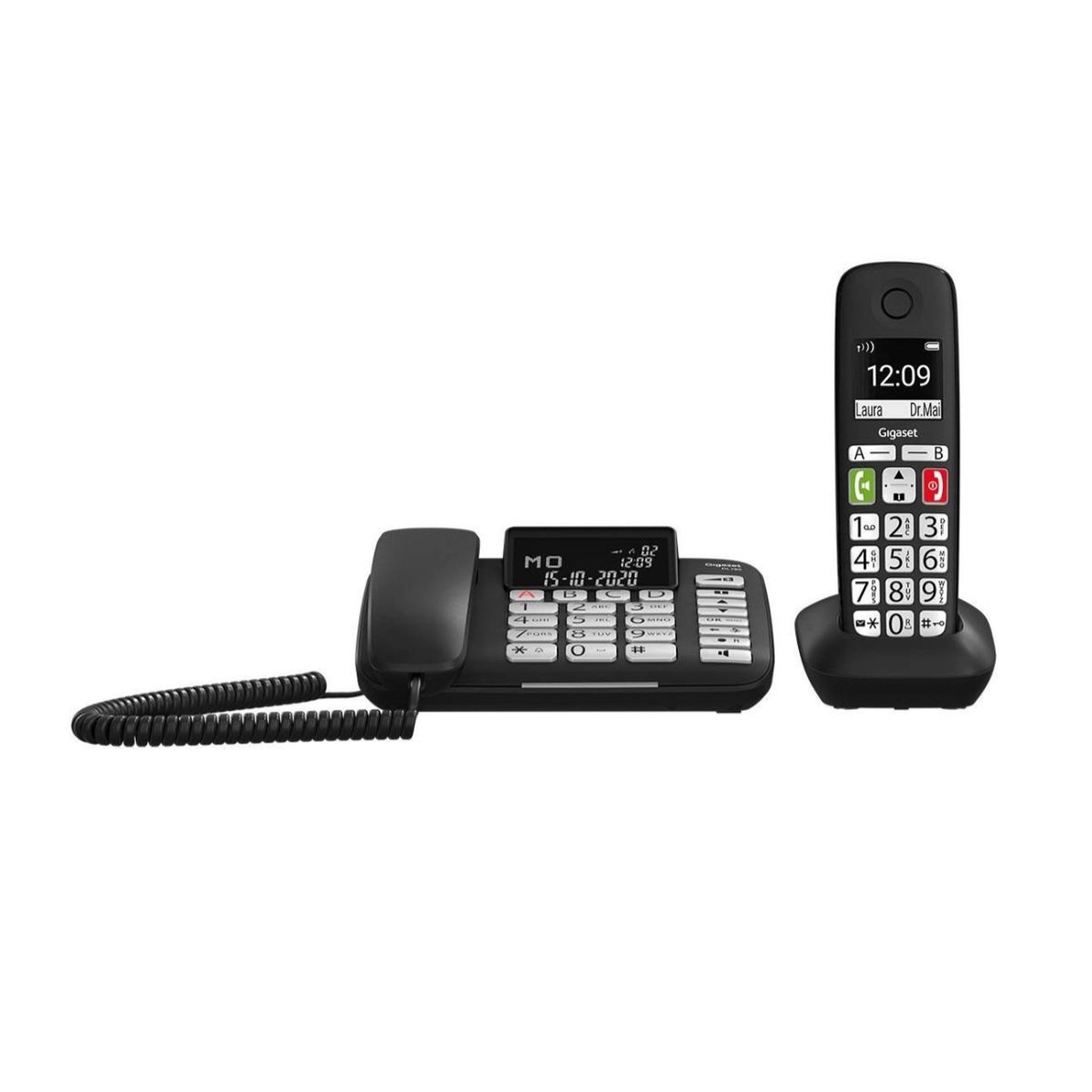 GIGASET Téléphone filaire avec répondeur sans fil - GIGADL780PLUS