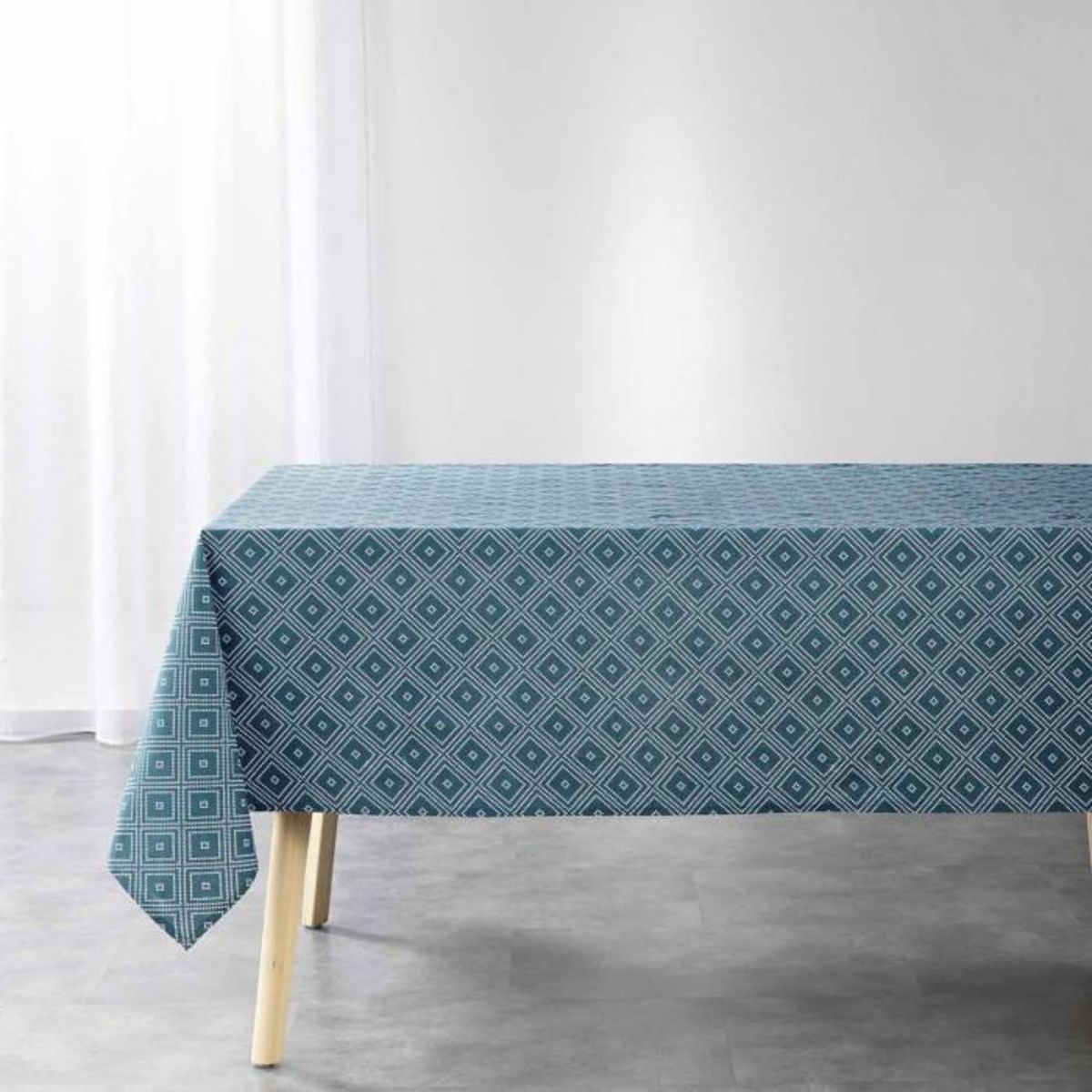 Paris Prix Nappe Rectangulaire  Idylle  140x240cm Émeraude