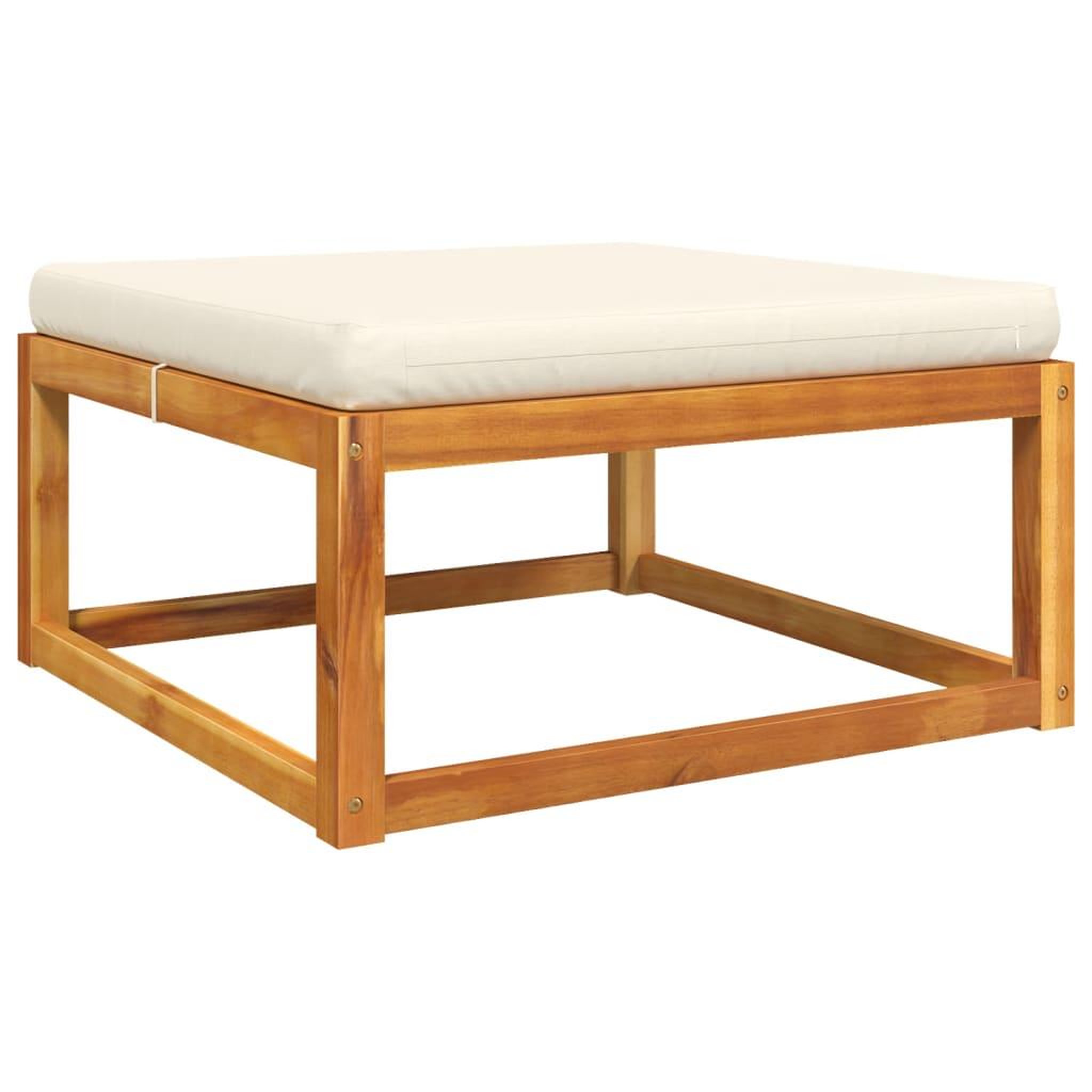 Voir la diapositive 5 : VIDAXL Salon de jardin avec coussins 4 pcs bois d'acacia massif