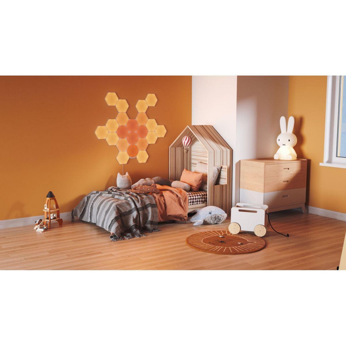 NANOLEAF Panneaux lumineux Shapes Hexagons Kit-15pcs