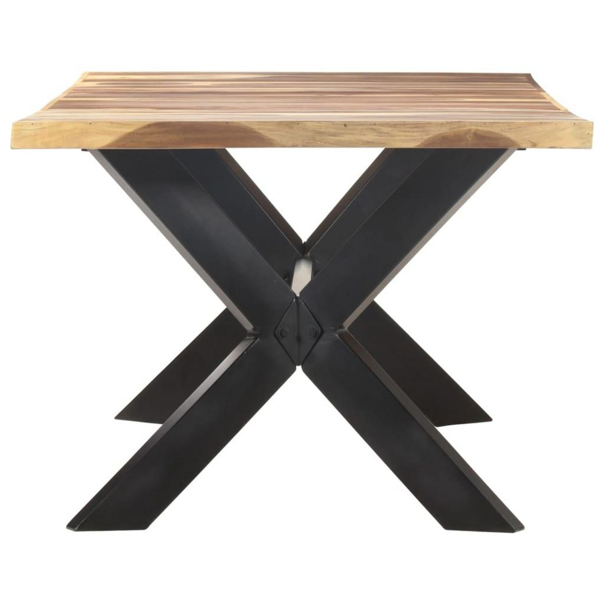 VIDAXL Table de salle a manger 200x100x75 cm Bois avec finition miel