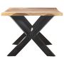 Voir la diapositive 3 : VIDAXL Table de salle a manger 200x100x75 cm Bois avec finition miel