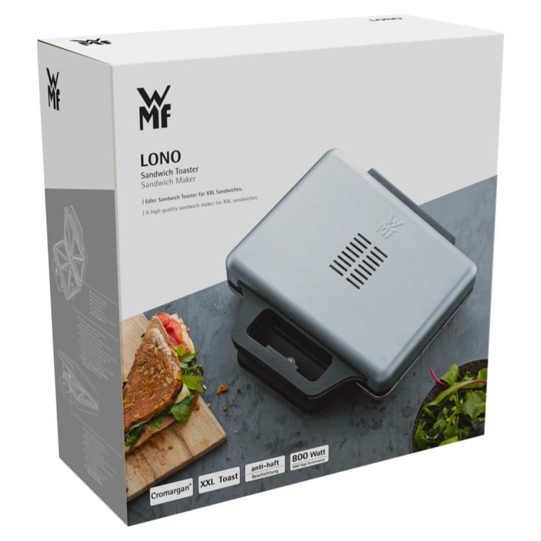 Voir la diapositive 3 : WMF Appareil à croque-monsieur 800w - 415150011