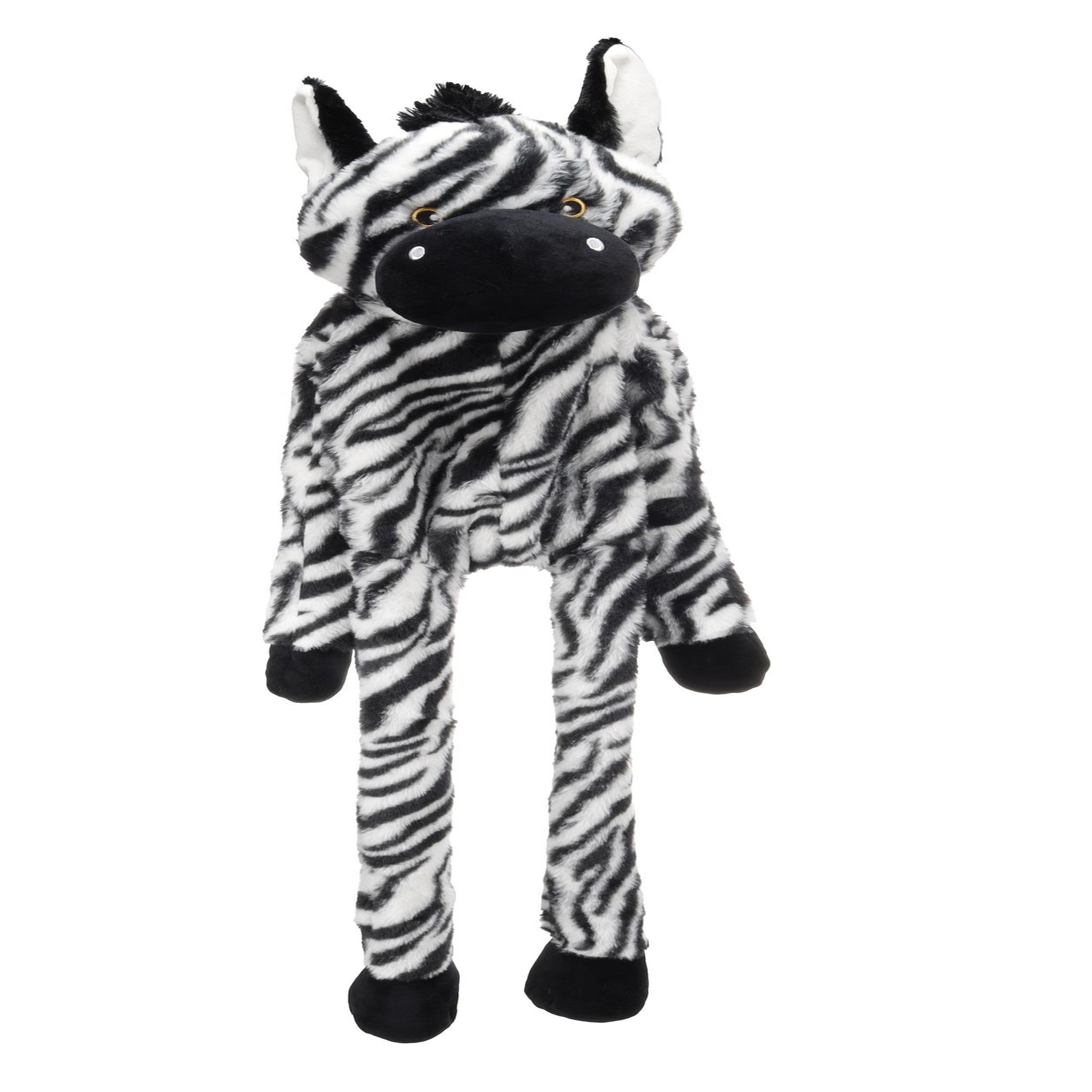 Eden Jeu geant sonore pour chien zebre en peluche