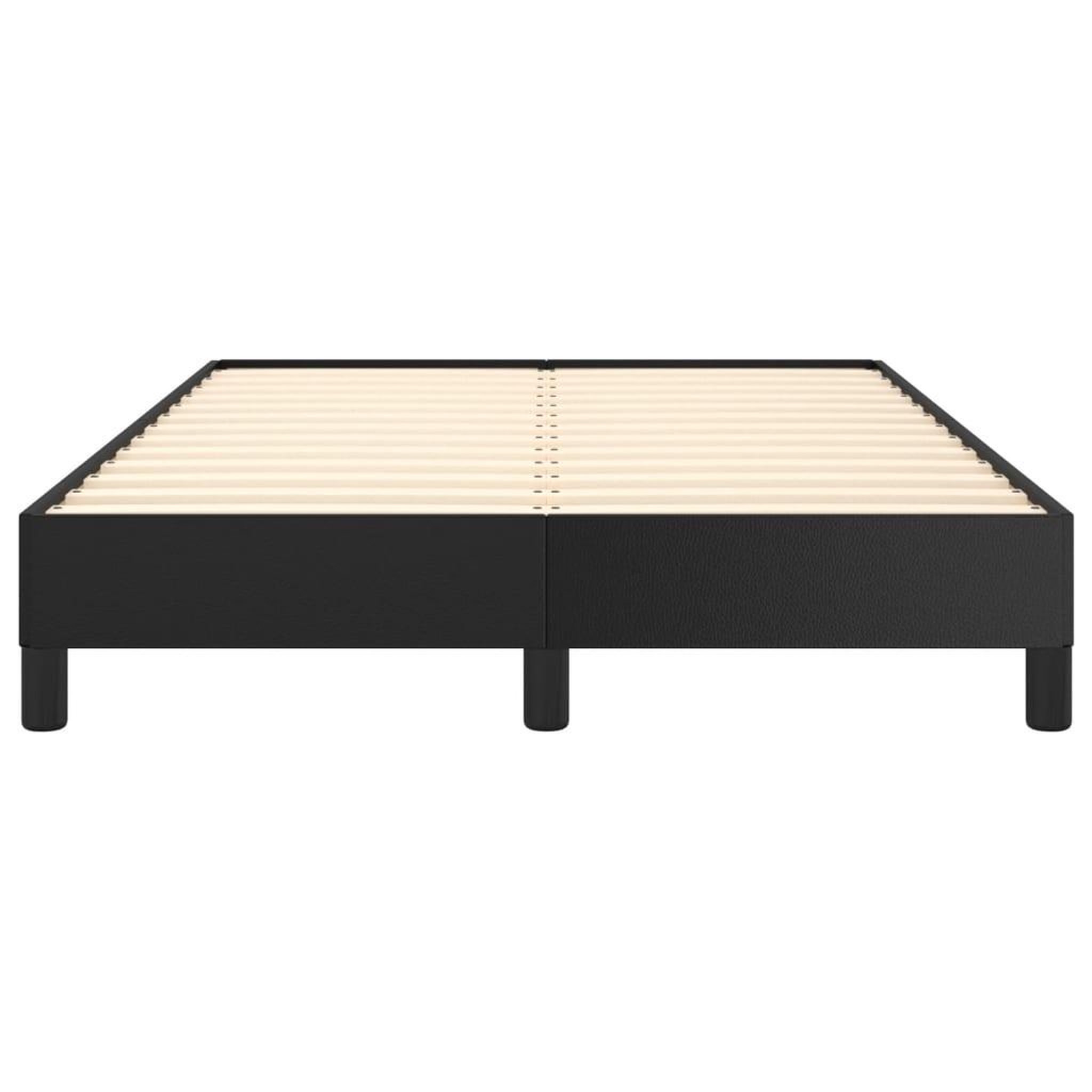 Voir la diapositive 5 : VIDAXL Cadre de lit sans matelas noir 120x190 cm similicuir