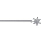 Paris Prix Tringle Déco Extensible  Fleurella  80-110cm Blanc