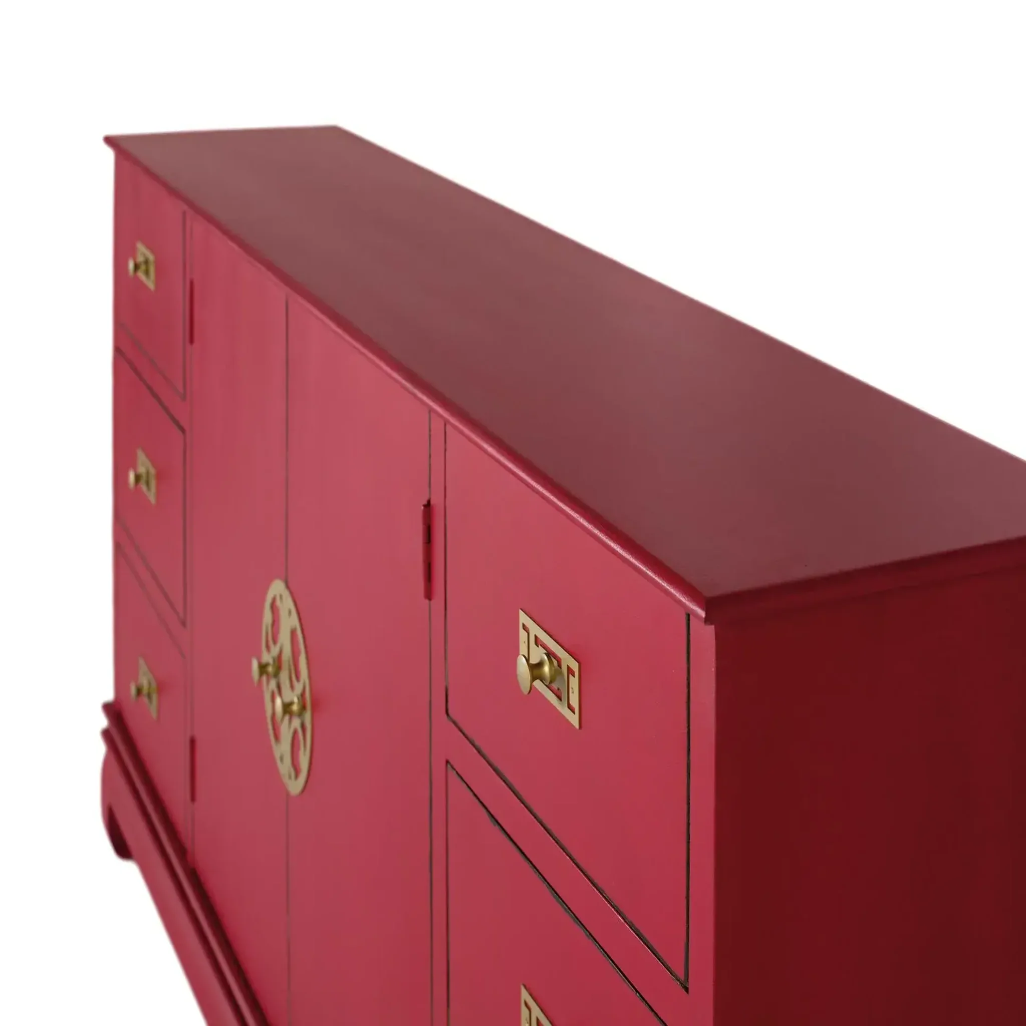 Voir la diapositive 2 : GINER Y COLOMER SL Buffet en bois de manguier 180 cm style oriental