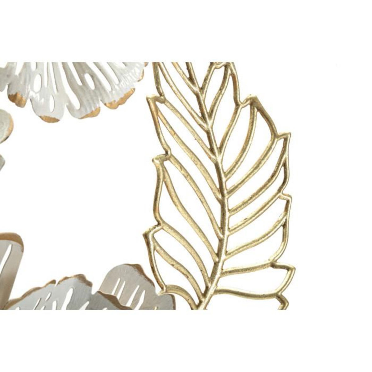 Paris Prix Décoration Murale en Métal  Whity  73cm Blanc & Or