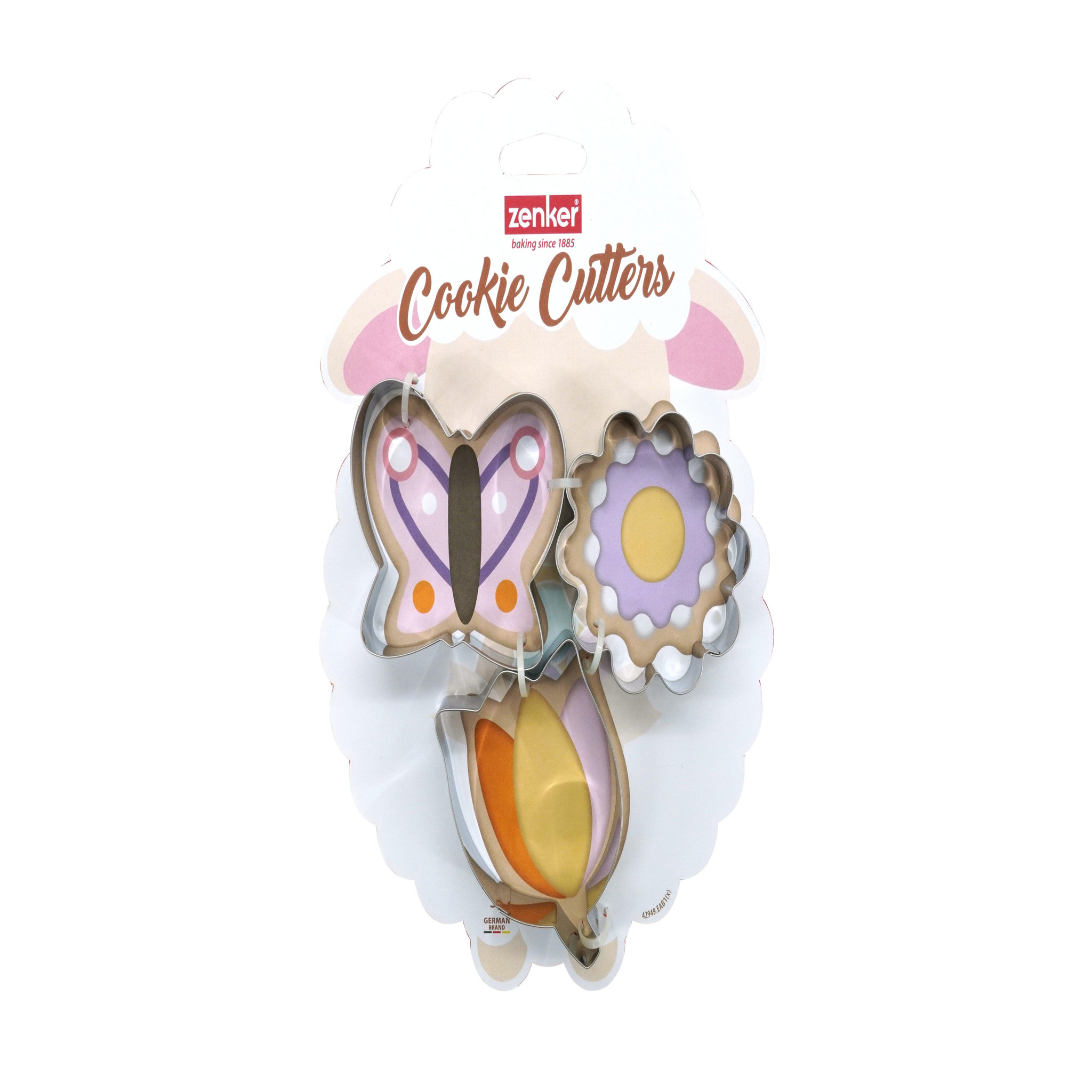 ZENKER Lot de 3 emporte-pièces  pâques inox zenker pâques