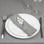Voir la diapositive 3 : ATMOSPHERA Lot de 4 Serviettes de Table  Coton  40x40cm Gris Clair