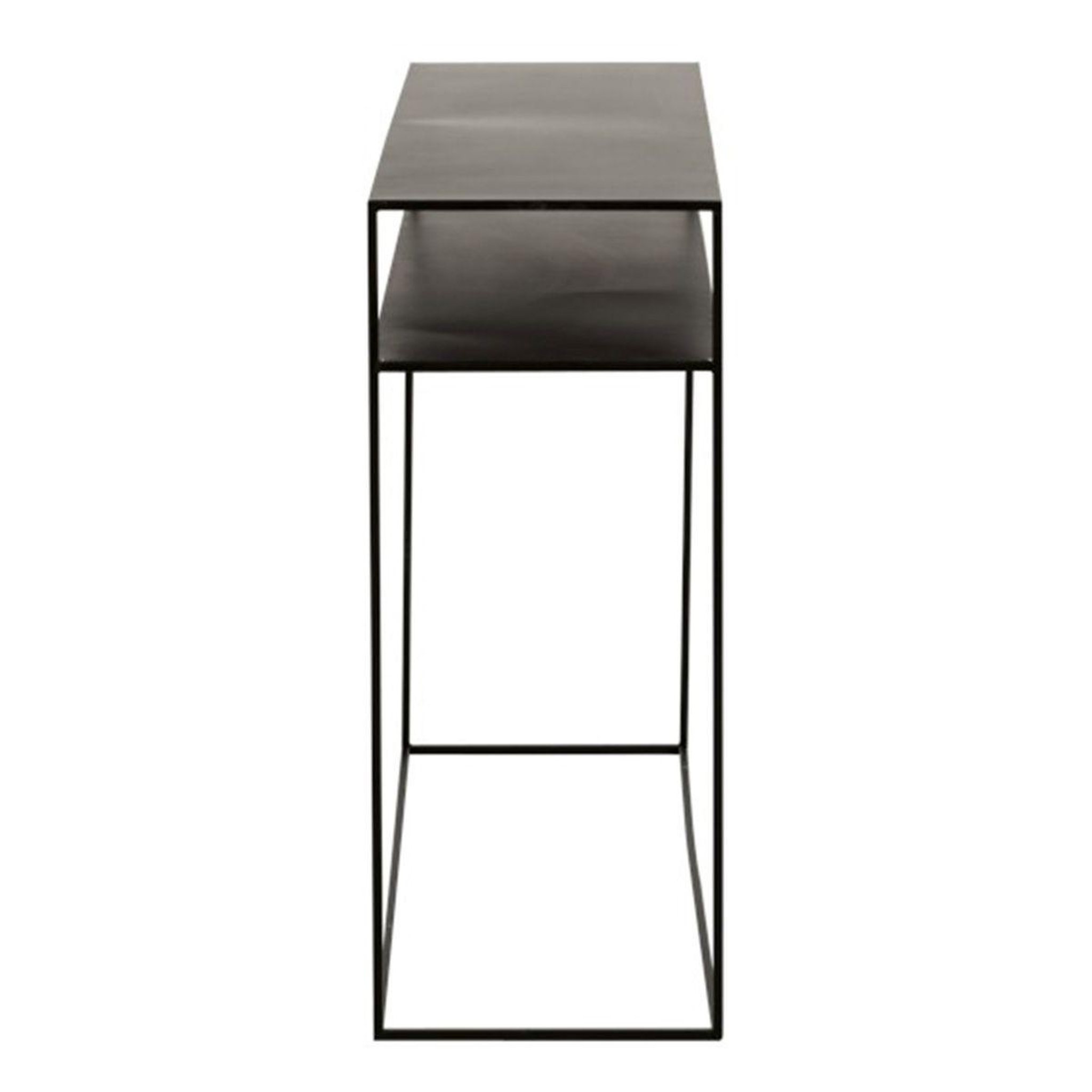 Voir la diapositive 3 : J-LINE Console design 2 niveaux  lovra  100cm noir