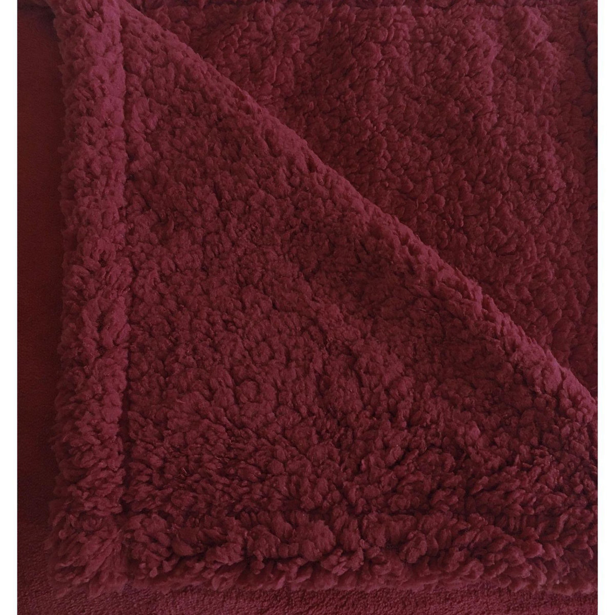 ACTUEL Plaid double face polaire/sherpa  