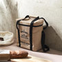 Voir la diapositive 6 : Paris Prix Lunch Bag Fraicheur Isotherme  Effet Jute  30cm Beige