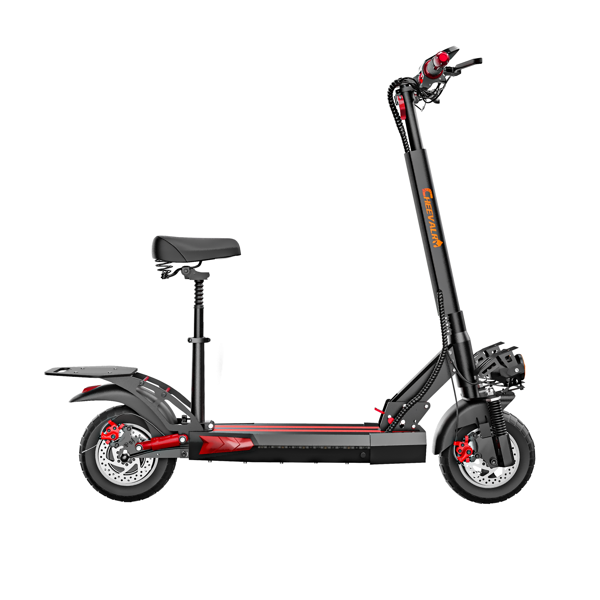 Voir la diapositive 2 : CHEEVALRY Trottinette électrique Chevalry X9 PRO, 10 pouces, batterie 48 V 21 Ah, déverrouillage NFC, noire
