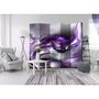 Voir la diapositive 2 : Paris Prix Paravent 5 Volets  Purple Swirls  172x225cm