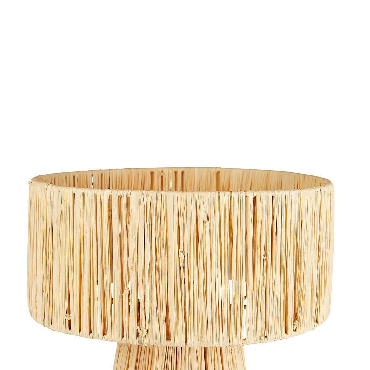 ATMOSPHERA Lampe à Poser en Raphia  Orane  34cm Naturel