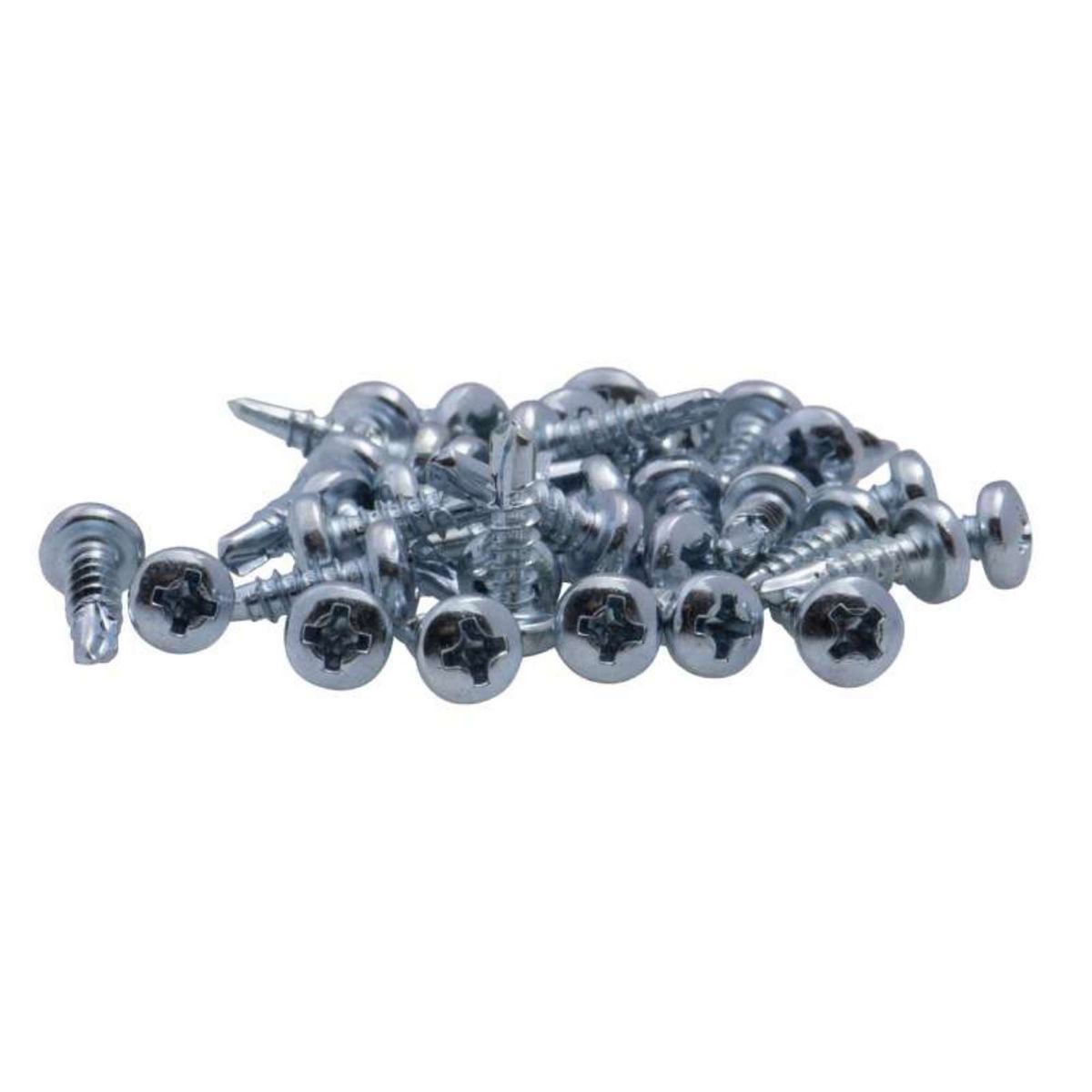  Vis autoperceuse zinguée tête fraisée PH 3,5x19 mm  lot de 26 vis