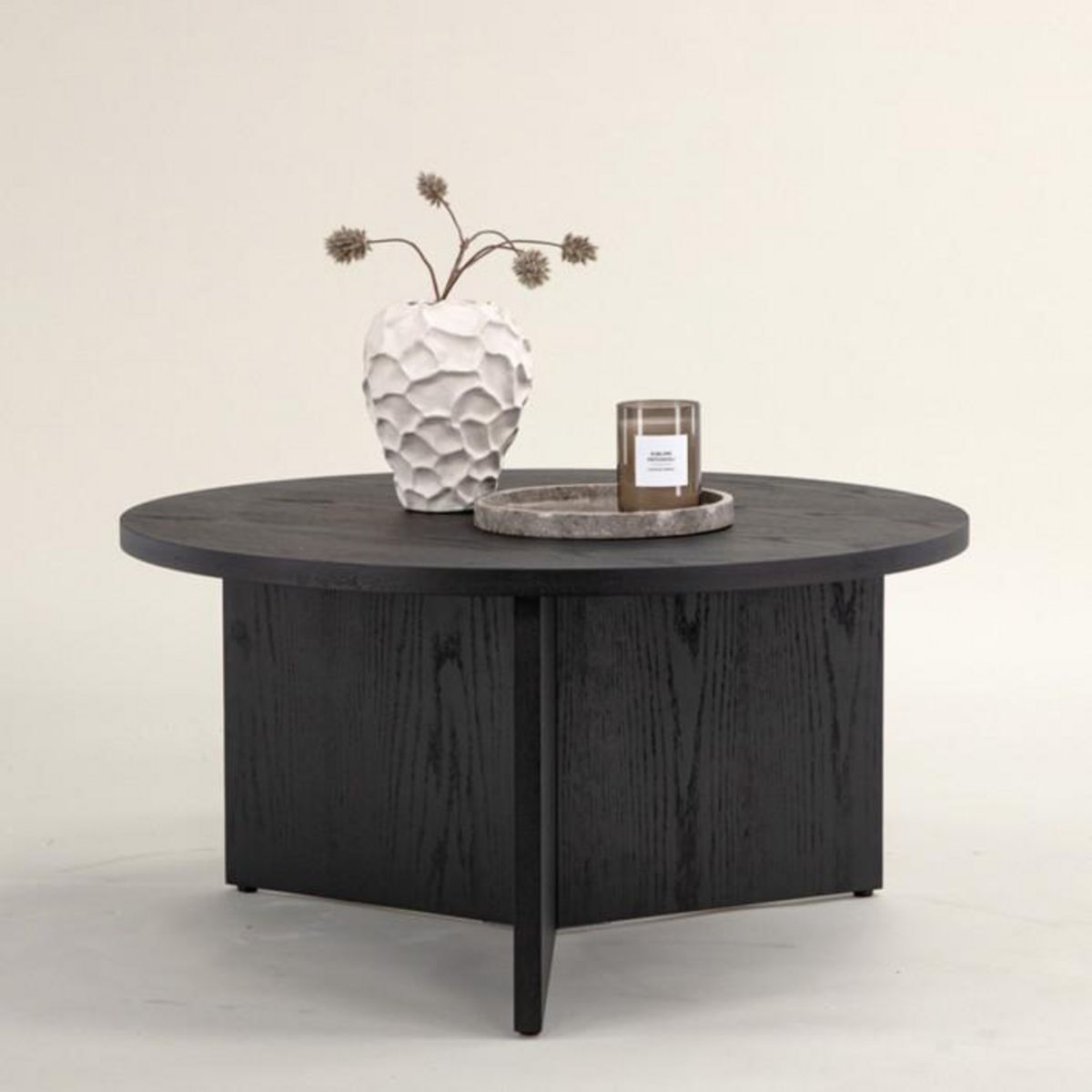 Paris Prix Table Basse Ronde  Salto  65cm Noir