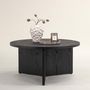 Voir la diapositive 6 : Paris Prix Table Basse Ronde  Salto  65cm Noir