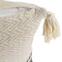 Voir la diapositive 4 : The Home Deco Factory Coussin d'intérieur Berbère - L. 40 x H. 40 cm - Beige