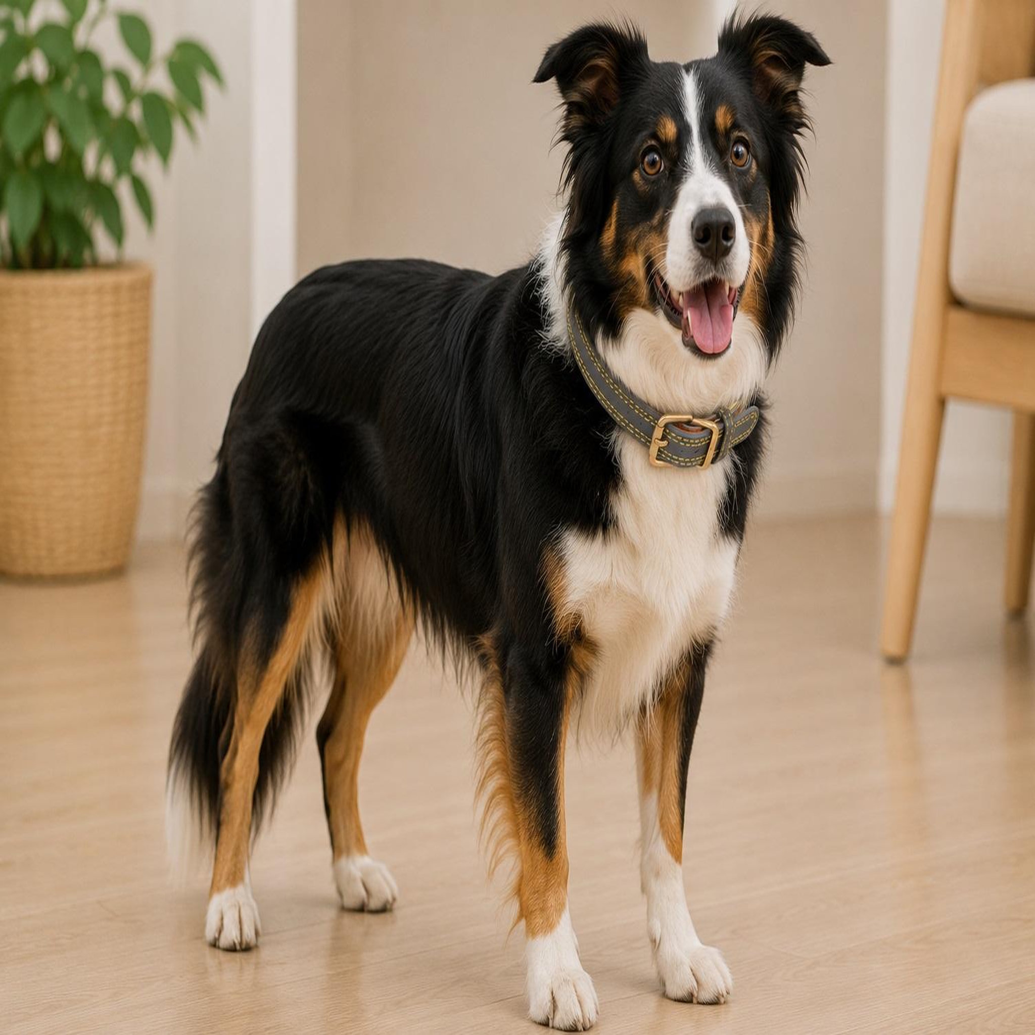 Voir la diapositive 2 : Eden Collier pour chien virginia en cuir