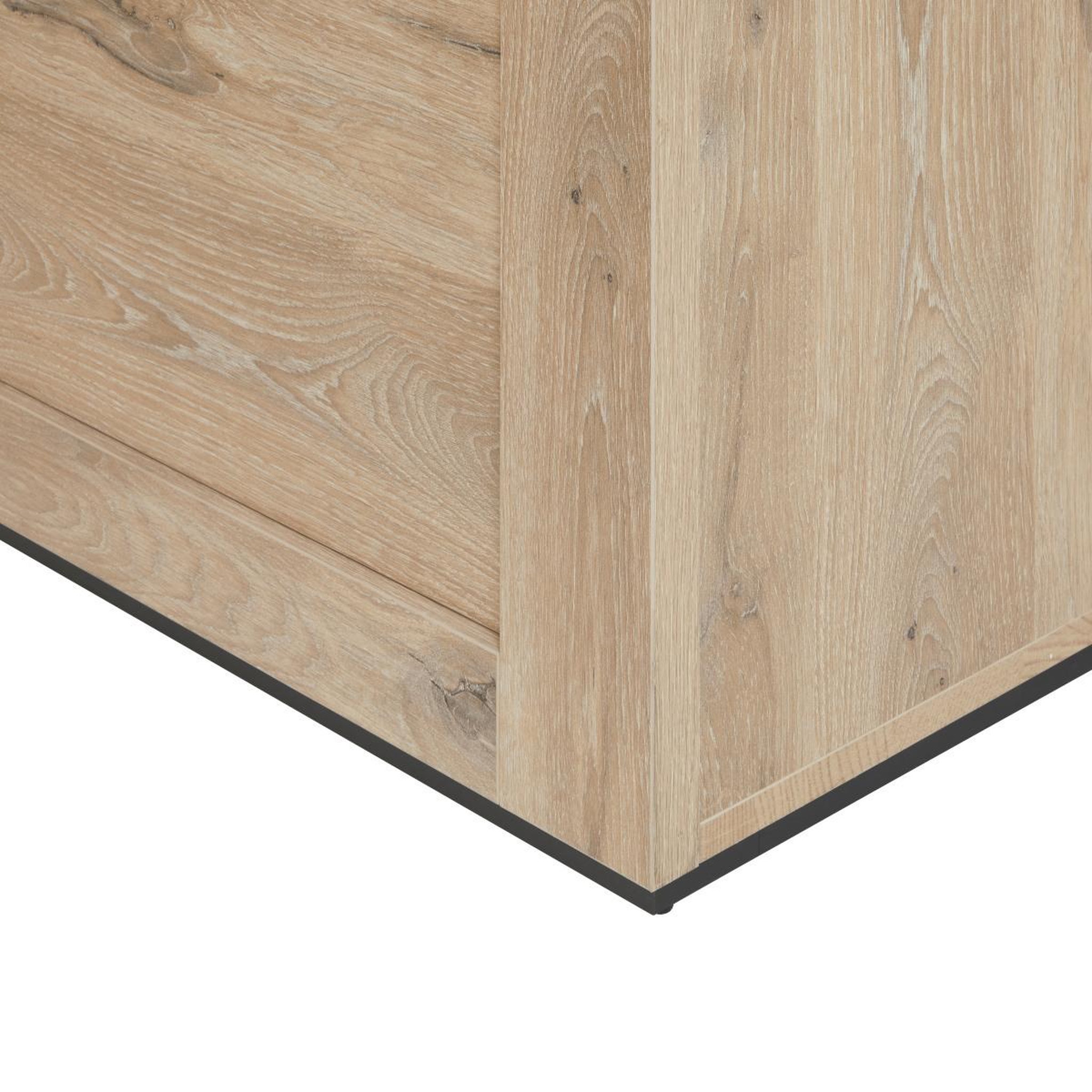 Voir la diapositive 6 : JLC KREATION Vitrine moderne en bois 1 porte vitrée et led racha