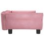 Voir la diapositive 4 : VIDAXL Lit pour chien rose 95x55x30 cm velours