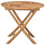 Voir la diapositive 4 : VIDAXL Table pliable de jardin 85x76 cm Bois de teck solide