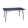 Voir la diapositive 1 : SWEEEK Table de jardin pliante métal 6 places, Amelia 141,2 x 80 x 72,5cm