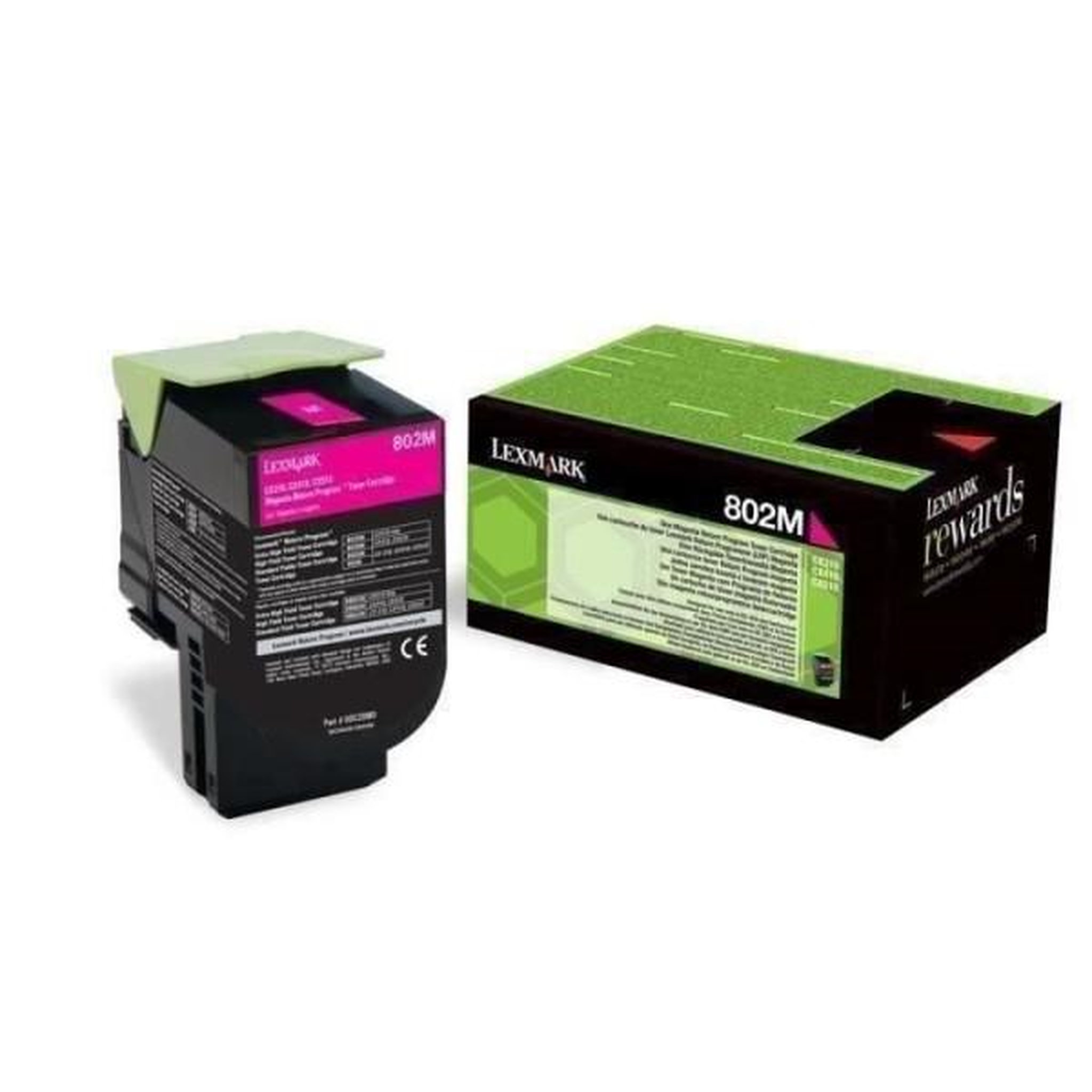 Lexmark Cartouche de toner magenta lexmark toner 802m - 80c20m0 - 1?000 pages