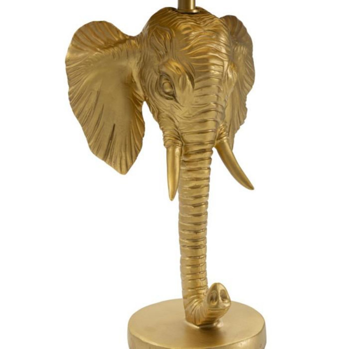 Paris Prix Lampe à Poser Design  Elephant  59cm Or & Noir