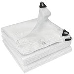 OUTSUNNY Bâche de protection blanche intérieur/extérieur 6x4m 140g/m²