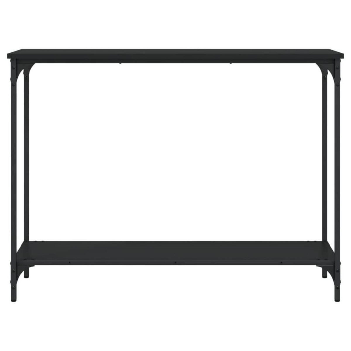 VIDAXL Table console noir 101x30,5x75 cm bois d'ingenierie