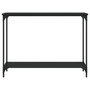 Voir la diapositive 4 : VIDAXL Table console noir 101x30,5x75 cm bois d'ingenierie