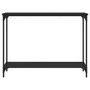 Voir la diapositive 4 : VIDAXL Table console noir 101x30,5x75 cm bois d'ingenierie