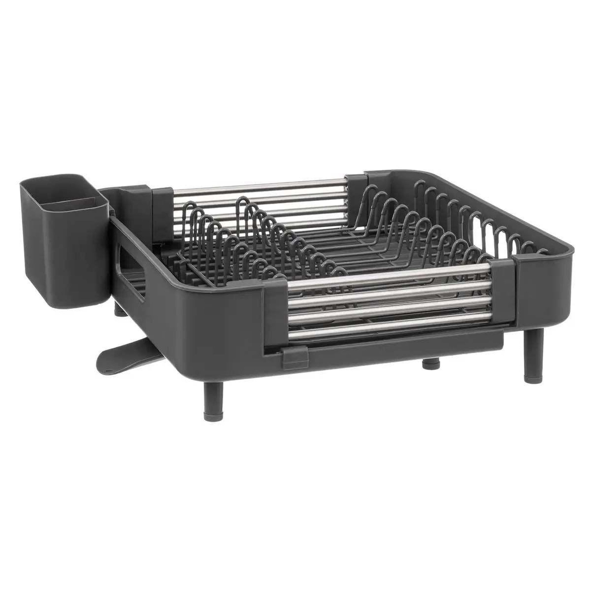 FIVE Égouttoir Extensible avec Plateau  Etira  50cm Gris