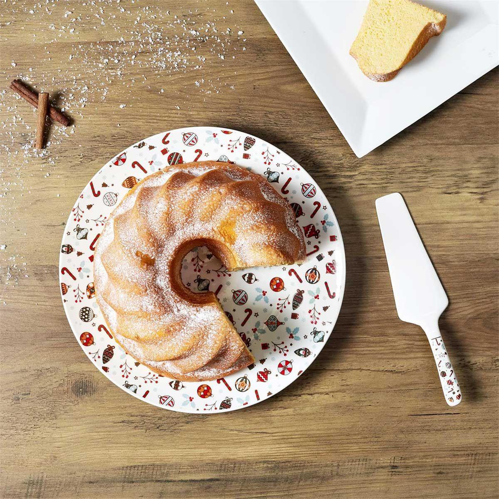 Voir la diapositive 5 : The Home Deco Factory Plat & pelle à tarte  noël  30cm multicolore