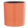 Paris Prix Cache-Pot en Céramique Design  Flek  20cm Orange