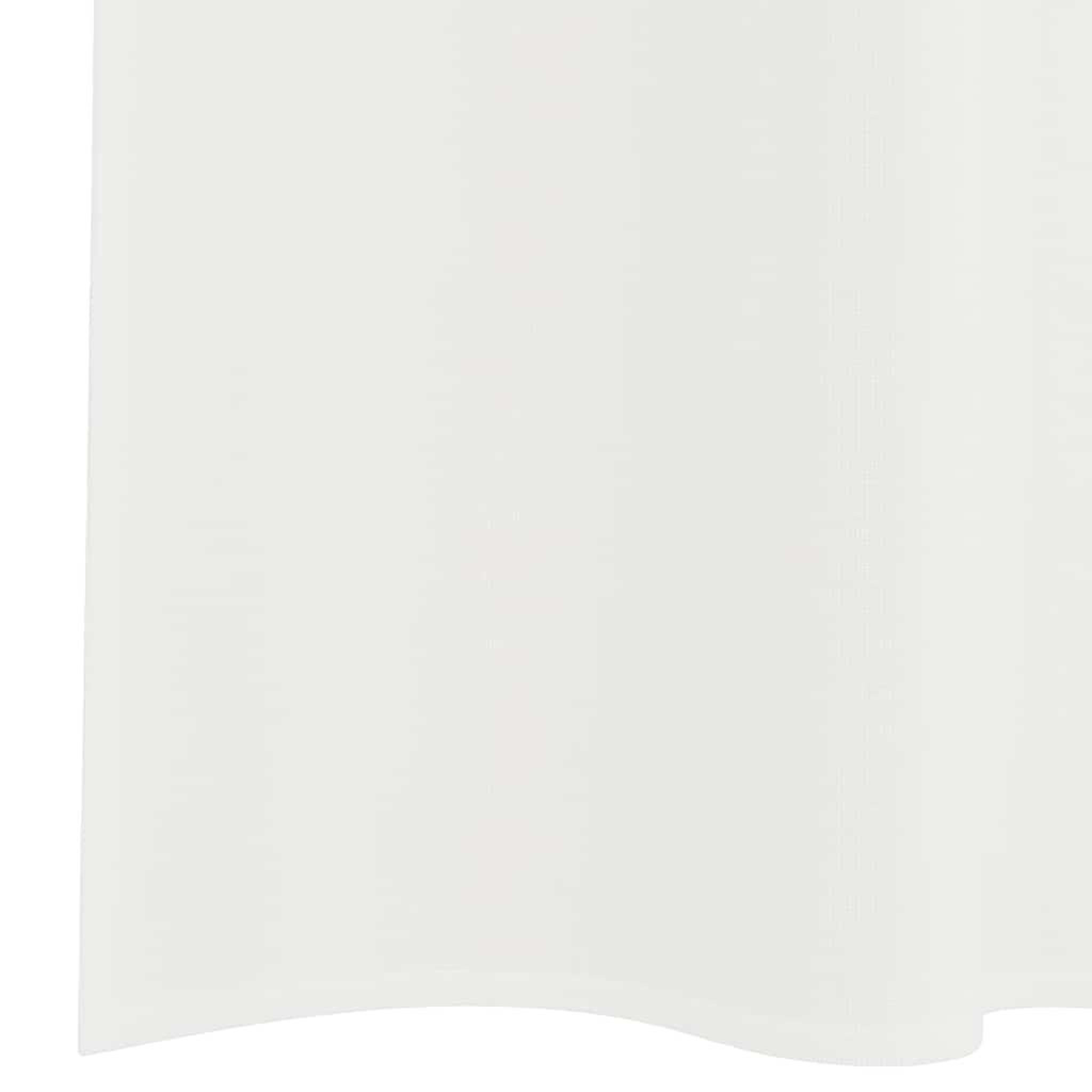 Voir la diapositive 5 : VIDAXL Rideaux en voile avec boucles 2 pcs blanc 140x175 cm