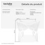 Voir la diapositive 6 : tectake Moustiquaire pour lits simples et doubles blanc